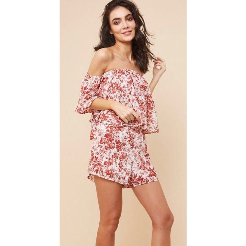 Off the shoulder romper